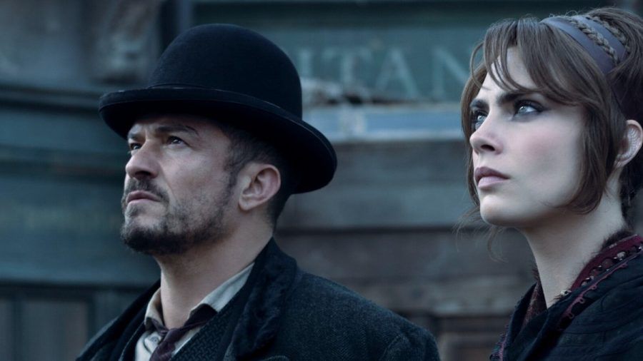 Orlando Bloom und Cara Delevingne spielen die Hauptrollen in "Carnival Row". (lau/spot)