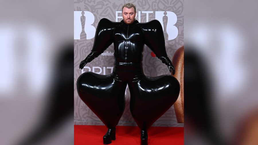 Sam Smith bei den Brit Awards in London. (hub/spot)