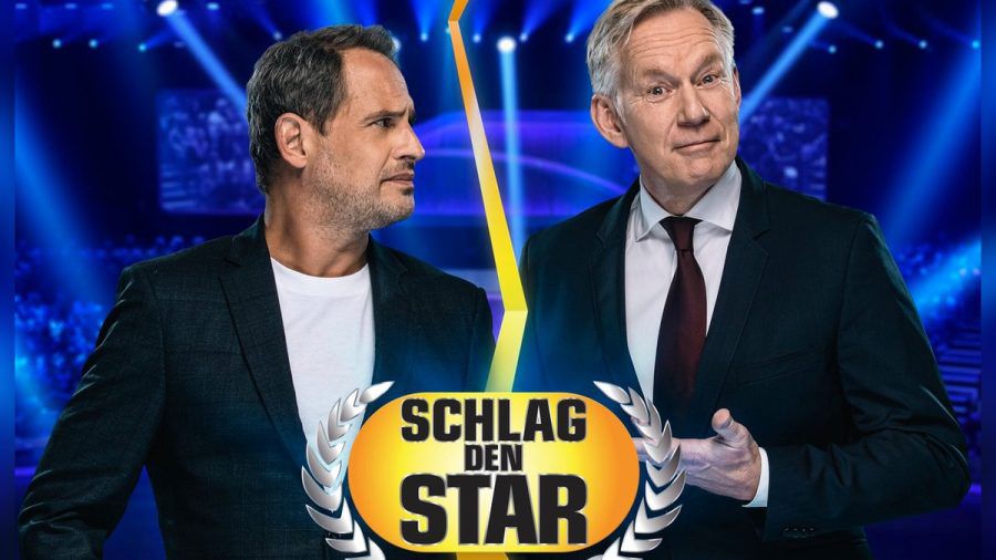 Diesmal im Duell bei "Schlag den Star": Moritz Bleibtreu (l.) und Johannes B. Kerner (wue/spot)