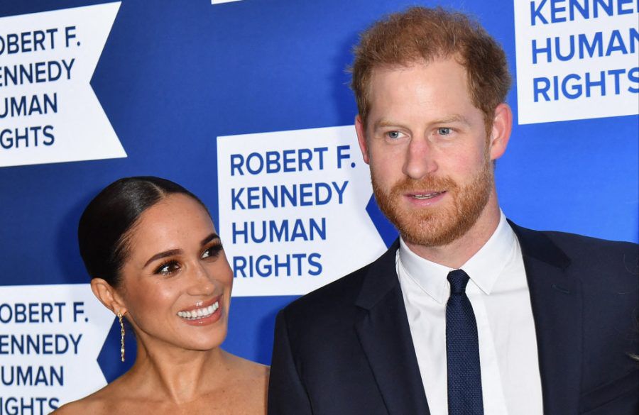 Prince Harry and Meghan Duchess of Sussex at Ripple Of Hope Gala New York Dec 2022 - Getty BangShowbiz
