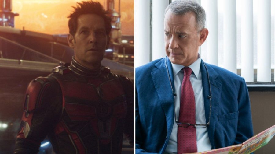 Paul Rudd (li.) und Tom Hanks kommen im Februar in denkbar unterschiedlichen Rollen ins Kino. (stk/spot)