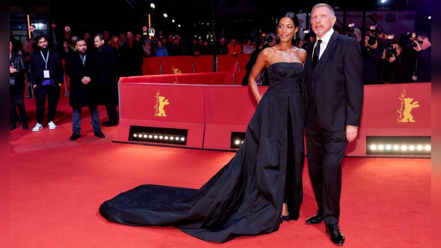 Lilian de Carvalho Monteiro und Boris Becker bei der Berlinale. (ntr/spot)