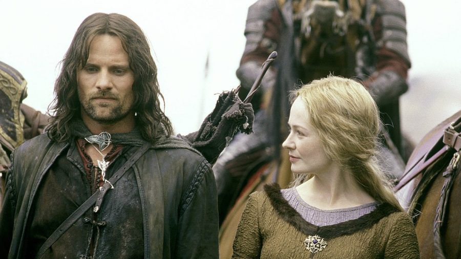 Viggo Mortensen als Aragorn und Miranda Otto als Éowyn in "Der Herr der Ringe: Die zwei Türme". (lau/spot)