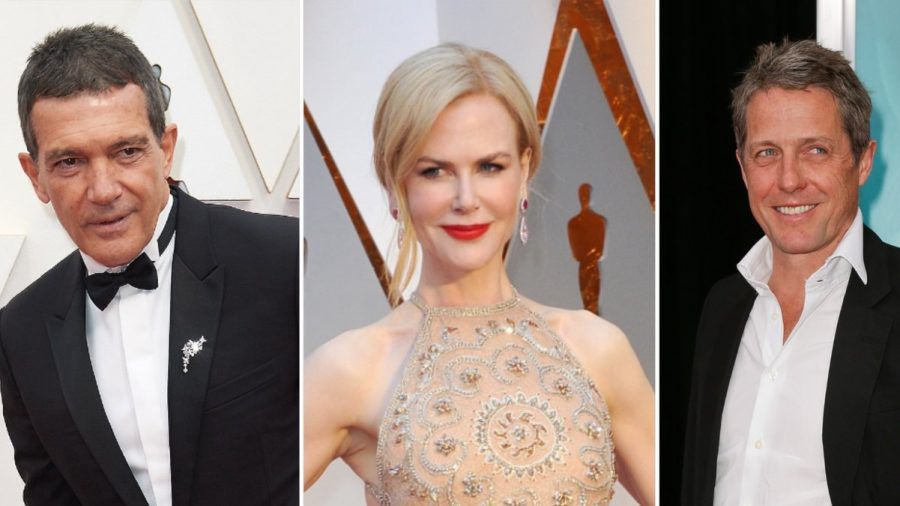 Antonio Banderas, Nicole Kidman und Hugh Grant (v. l.) werden in diesem Jahr die Oscars verleihen. (aha/spot)