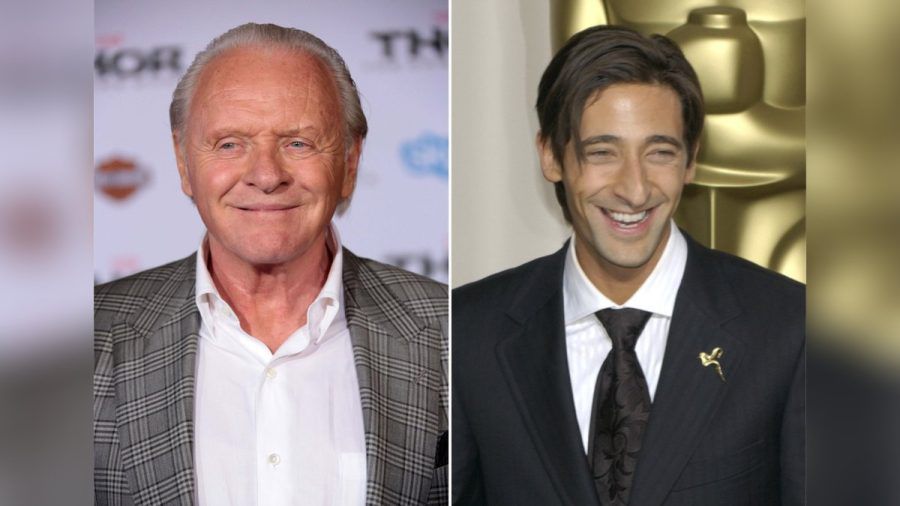 Der älteste und jüngste Hauptdarsteller-Gewinner: Anthony Hopkins (l.) und Adrian Brody. (smi/spot)