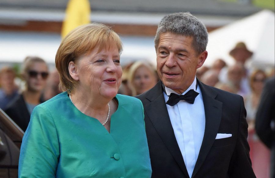 Angela Merkel and Joachim Sauer - Bayreuth Festival - JUL 2018 - AVALON BangShowbiz