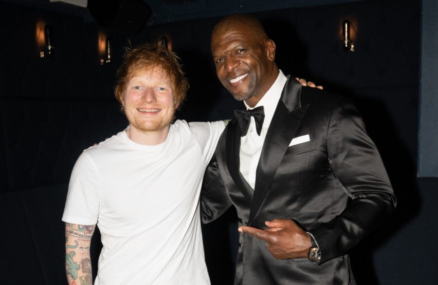 Ed Sheeran and Terry Crews at Jamal Edwards Self Belief Trust fundraiser - Getty - September 2022 BangShowbiz