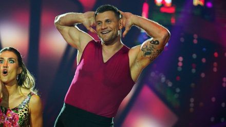 Michael "Mimi" Kraus auf dem Tanzparkett von "Let's Dance". (eee/spot)