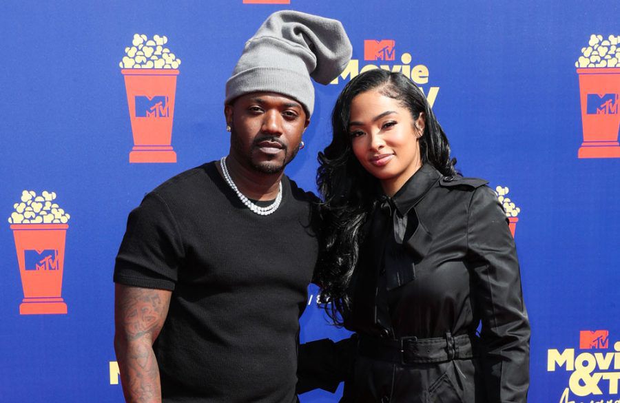 Ray J and Princess Love on the red carpet at MTV Movie and TV Awards - June 19 - Photoshot BangShowbiz