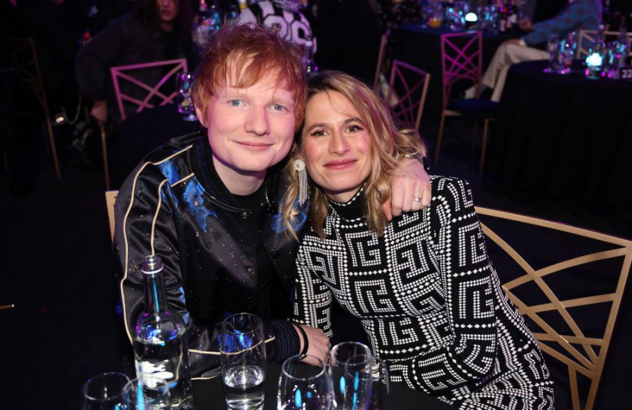 Ed Sheeran and Cherry Seaborn during The BRIT Awards Feb 2022 - Getty BangShowbiz