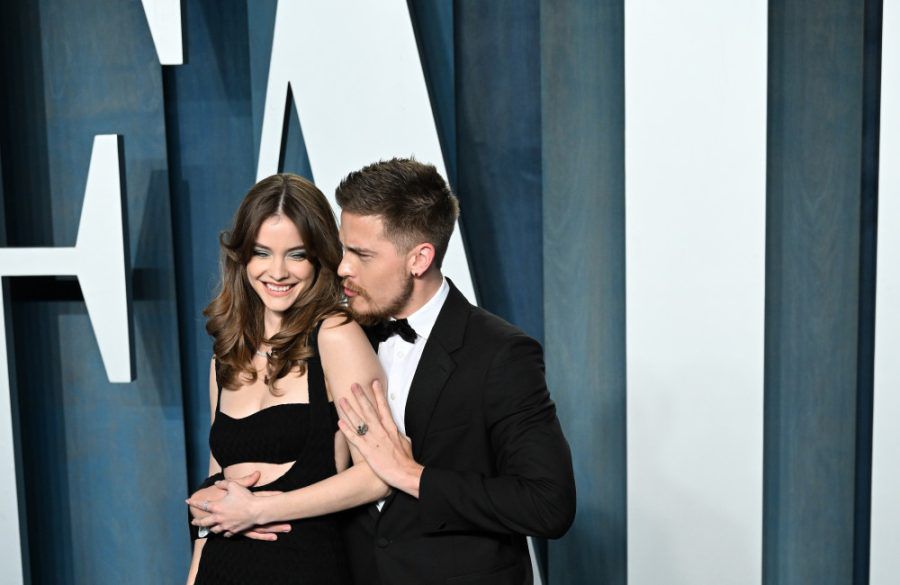 Barbara Palvin and Dylan Sprouse- March 2022 - Vanity Fair OScars Party - LA - Getty BangShowbiz