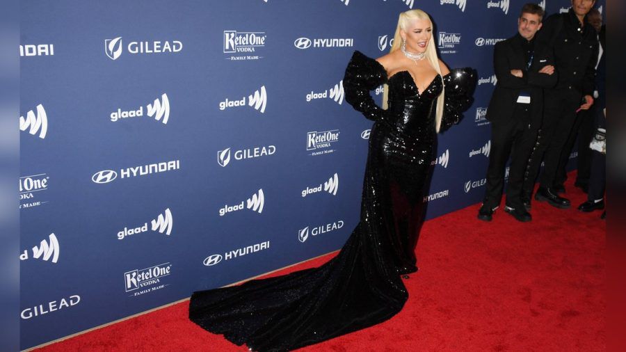 Christina Aguilera bei den GLAAD Media Awards. (hub/spot)