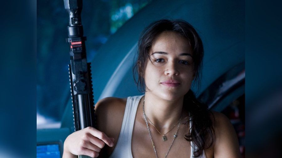 Michelle Rodriguez 2009 in "Avatar - Aufbruch nach Pandora". (smi/spot)