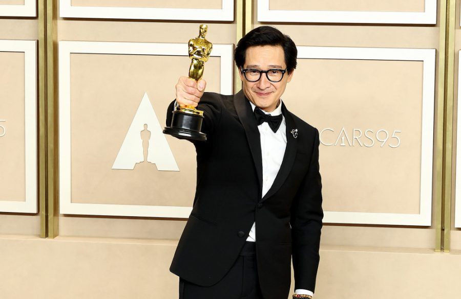 Ke Huy Quan winner of the Best Supporting Actor award 95th Oscars - Getty BangShowbiz