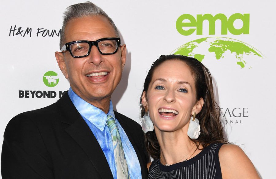 Jeff Goldblum and Emilie Livingston - 2021 - Environmental Media Association - Getty BangShowbiz