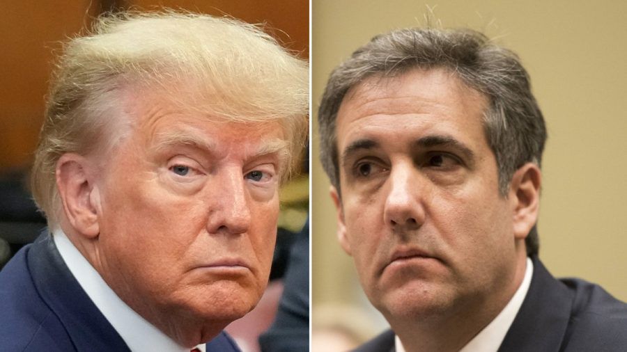 Donald Trump (l.) verklagt seinen ehemaligen Anwalt Michael Cohen. (amw/spot)