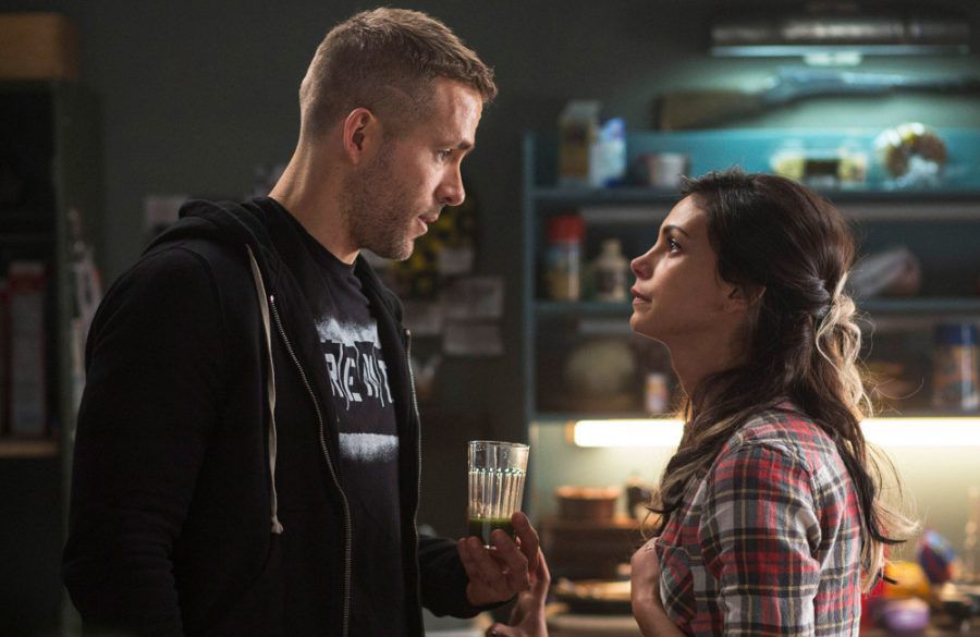 Morena Baccarin and Ryan Reynolds  - DEADPOOL Still - SKY BangShowbiz