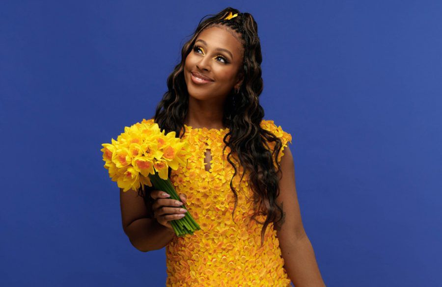 Alexandra Burke for Marie Curie Great Daffodil Appeal - ONE USE PR handout - March 2023 BangShowbiz