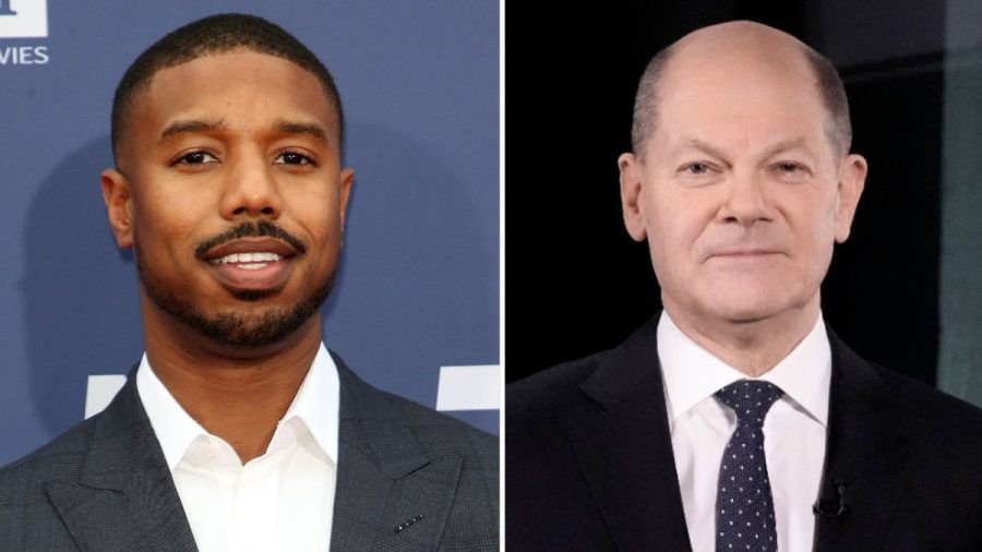 Michael B. Jordan (l.) und Olaf Scholz haben es in die Liste der "100 einflussreichsten Personen" geschafft. (amw/spot)