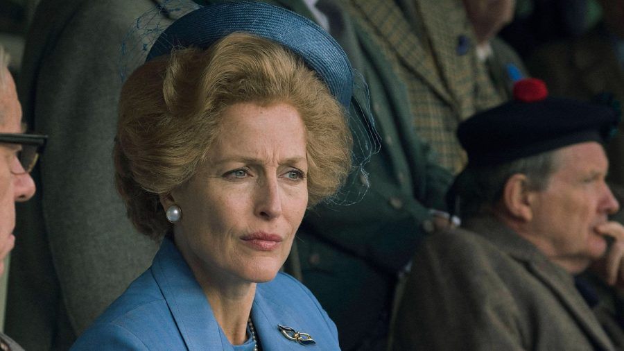 Gillian Anderson als Margaret Thatcher. (jom/spot)