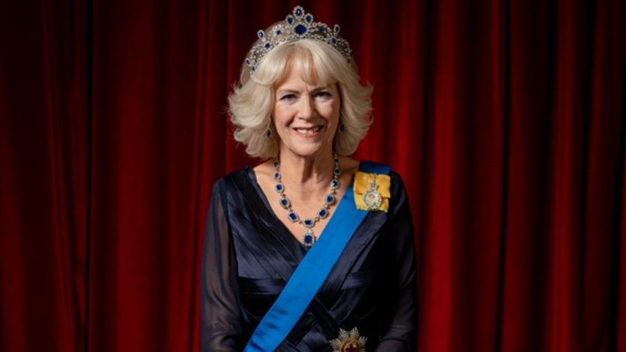 Die neue Wachsfigur von Königin Camilla im Londoner Madame Tussauds. (mia/spot)