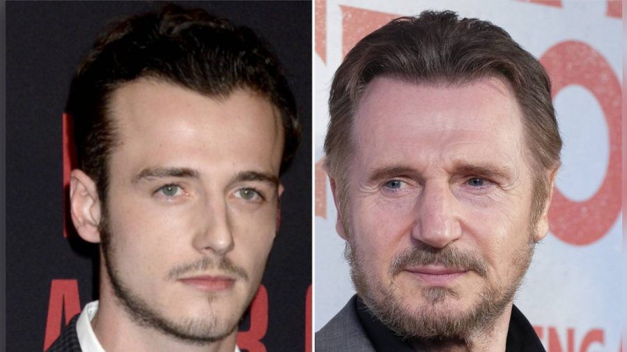 Eine optische Ähnlichkeit zwischen Liam Neeson und seinem Sohn Micheál Richardson ist nicht von der Hand zu weisen. (stk/spot)