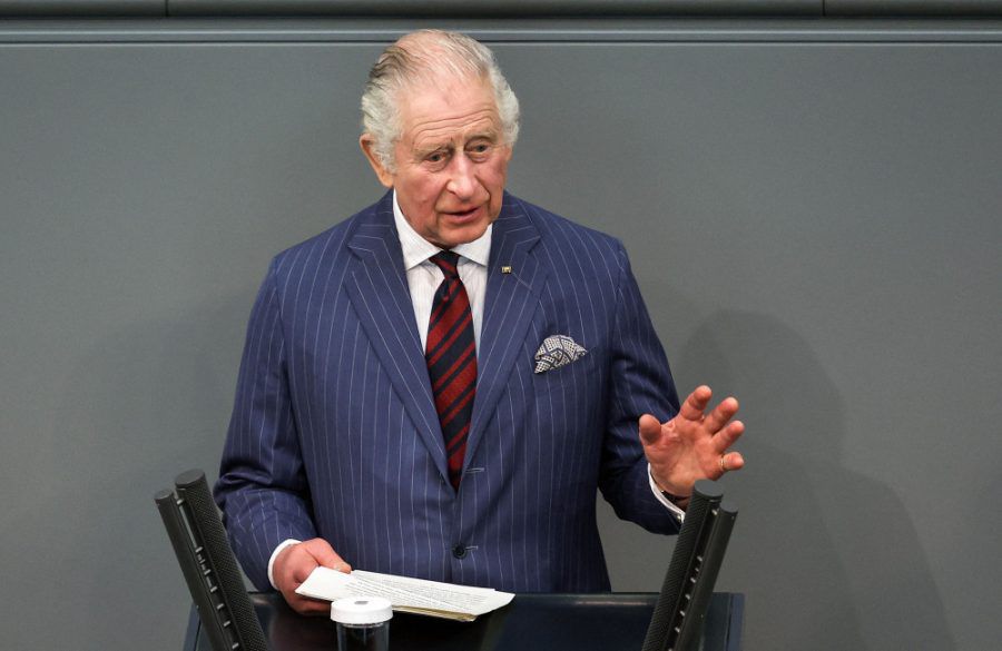 King Charles III gives a speech at the Bundestag March 2023 - Getty BangShowbiz