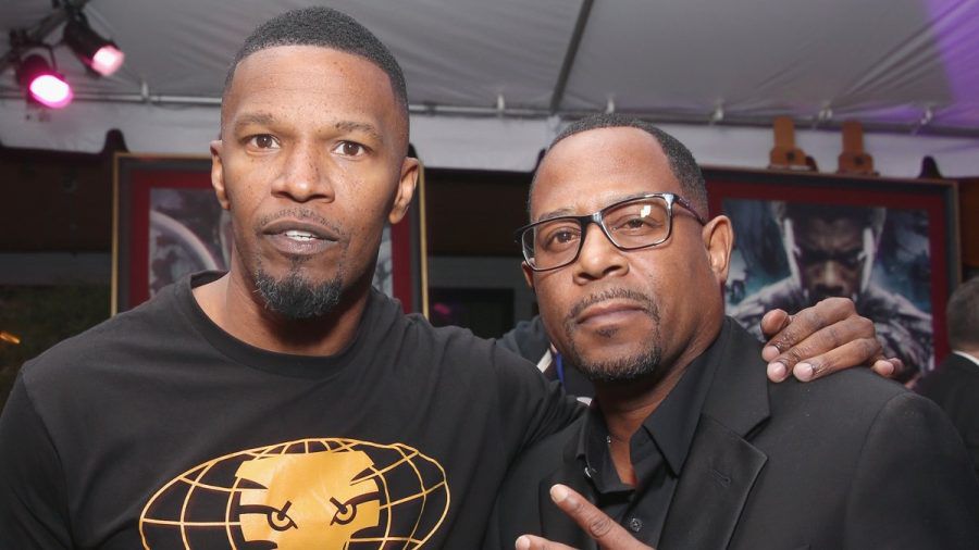 Freunde: Jamie Foxx (l.) und Martin Lawrence im Jahr 2019. (smi/spot)