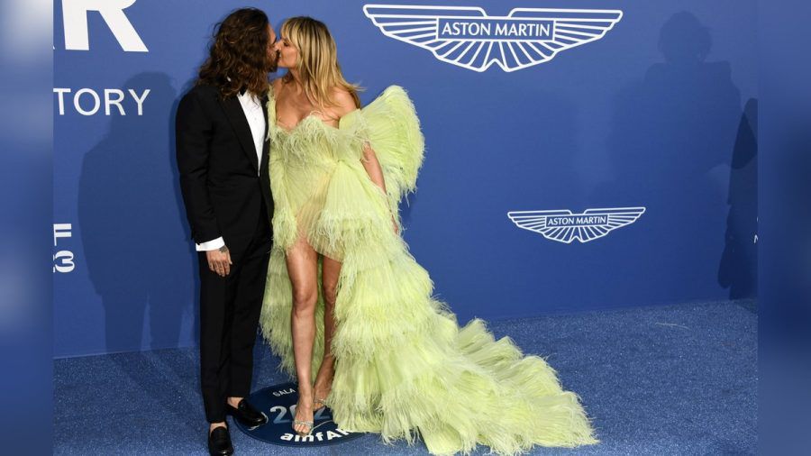 Tom Kaulitz und Heidi Klum bei der amfAR-Gala in Cannes. (hub/spot)