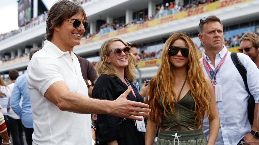 Tom Cruise traf in Miami auf Shakira. (amw/spot)