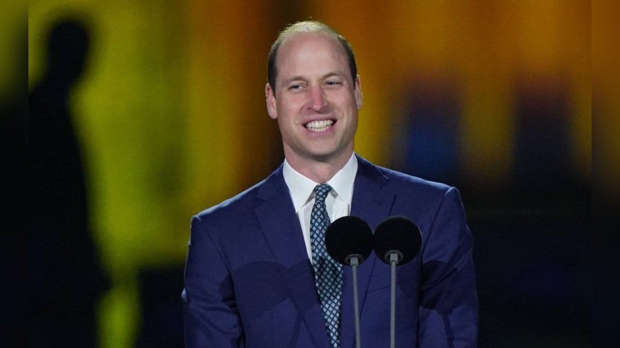 Prinz William während seiner Rede beim Krönungskonzert. (ae/spot)