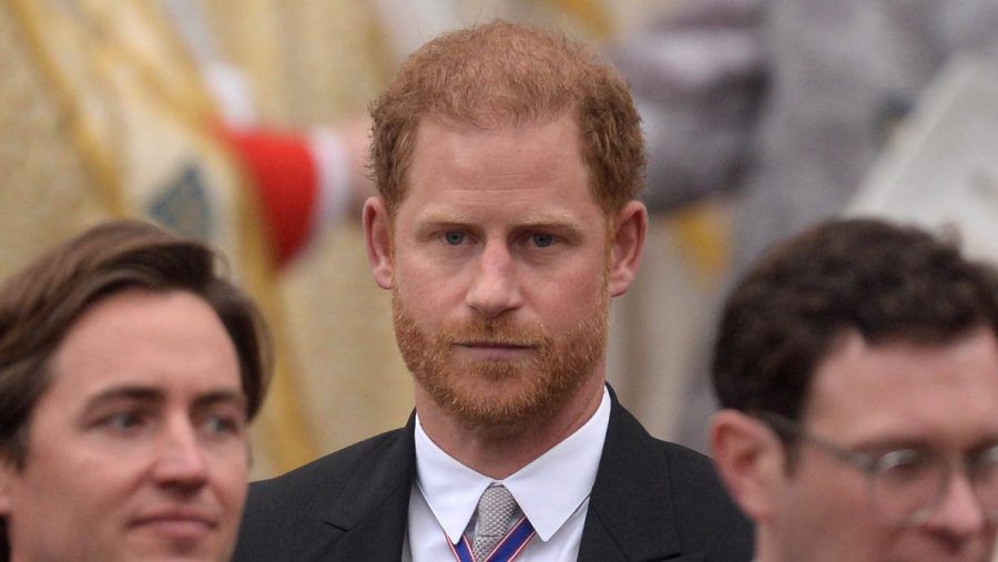Prinz Harry bei der Krönungsfeier von König Charles III. in London. (wue/spot)