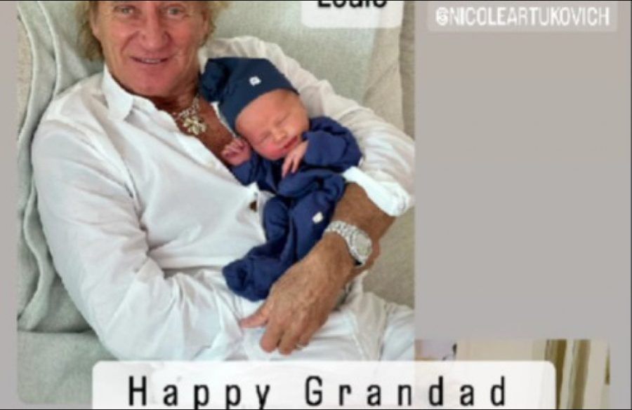 Sir Rod Stewart with grandsons Otis and Louis - ONE USE Instagram - May 2023 BangShowbiz