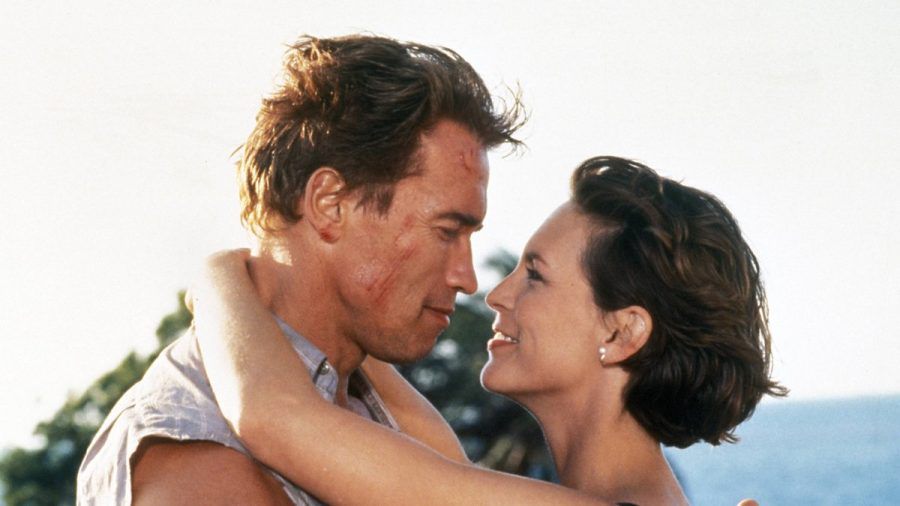 Arnold Schwarzenegger und Jamie Lee Curtis 1994 in "True Lies". (smi/spot)