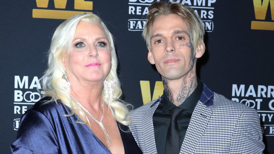 Aaron Carter und seine Mutter bei einem Event im Oktober 2019. (jom/spot)