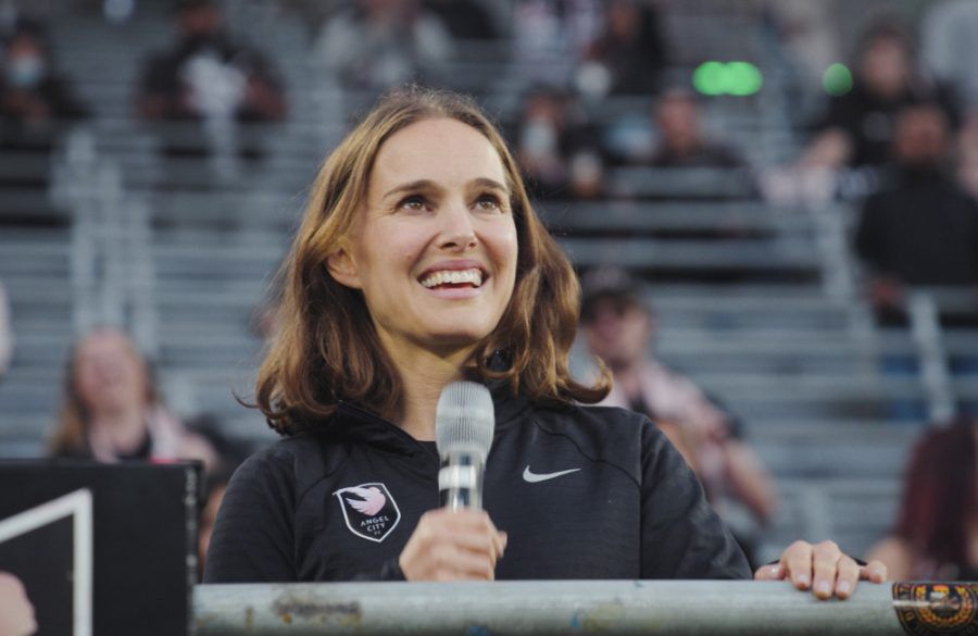 Natalie Portman at an Angel City Football Club game - HBO BangShowbiz