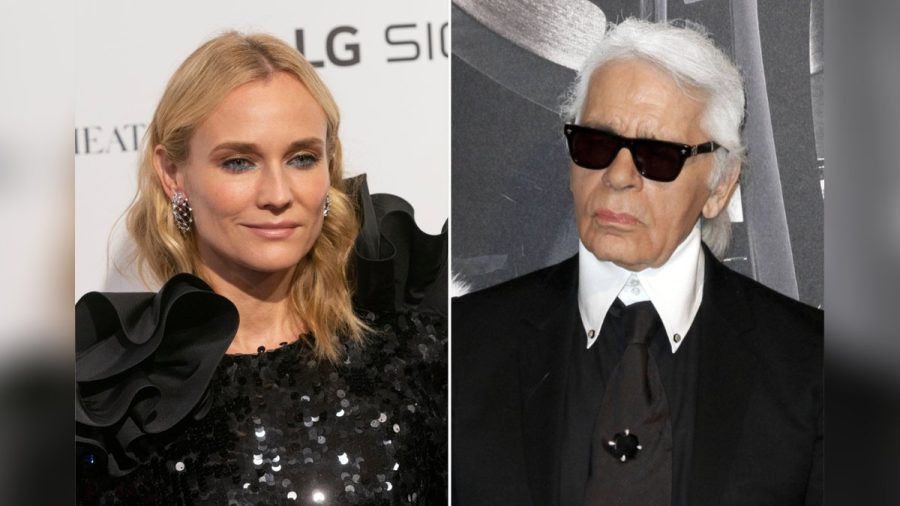 Diane Kruger und Karl Lagerfeld waren enge Freunde und lange Zeit Nachbarn (tj/spot)