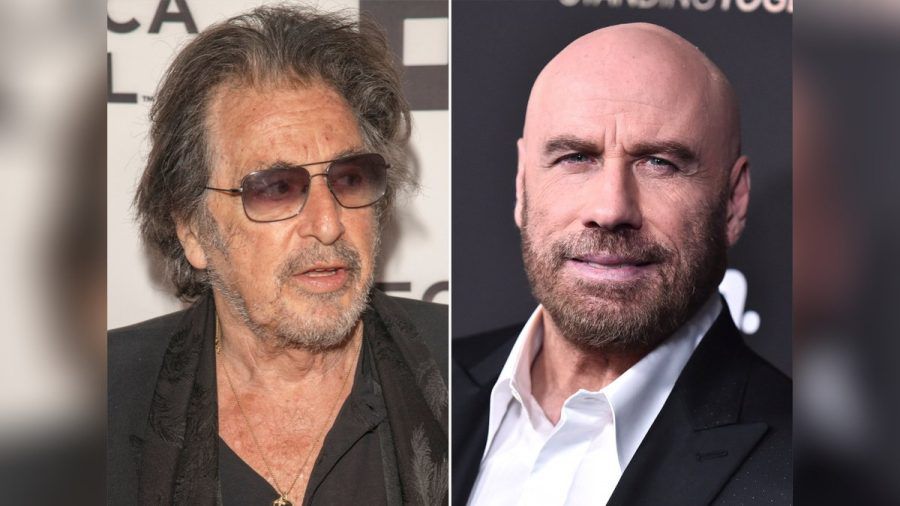 Al Pacino (l.) und John Travolta gehören zum Star-Cast von "Assassination". (smi/spot)