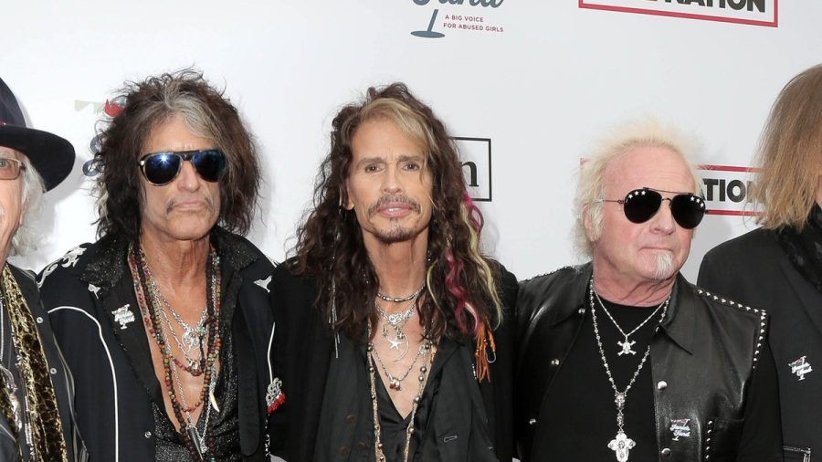 Peace out Aerosmith: Die Band um Steven Tyler (M.) hört auf. (smi/spot)