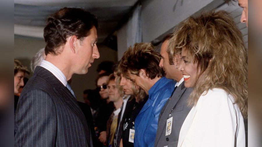 König Charles III. mit Tina Turner im Jahr 1986. (wue/spot)