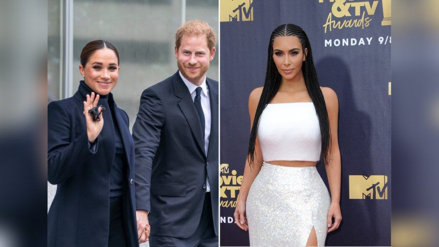 Herzogin Meghan und Prinz Harry haben einen Bodyguard engagiert, der einst Kim Kardashian (r.) beschützt hat. (ae/spot)