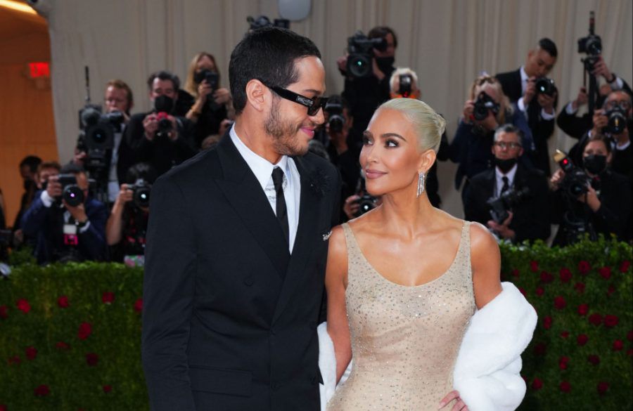 Pete Davidson and Kim Kardashian - MAY 2022 - GETTY - Appearance at the Met Gala red carpet BangShowbiz
