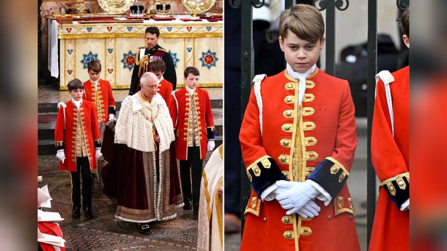 Prinz George als Page in traditioneller Uniform. (jom/spot)