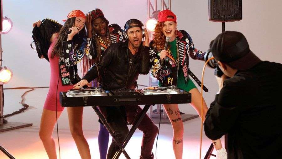 Thomas Hayo und Band bei "Germany's next Topmodel". (mia/spot)