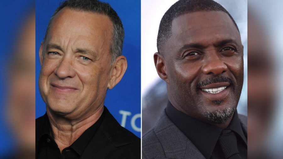 Tom Hanks (l.) will Idris Elba als James Bond. (smi/spot)