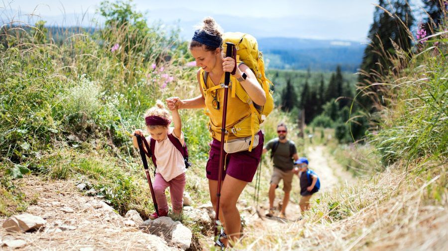 Auch mit Kindern kann man auf Wanderschaft gehen. (amw/spot)