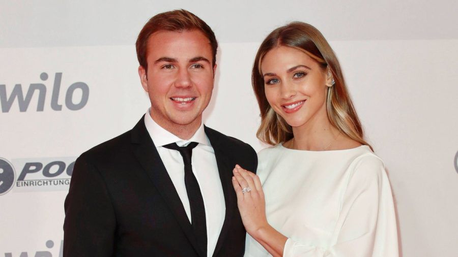Mario Götze und Ehefrau Ann-Kathrin sind seit 2018 verheiratet. (jom/spot)