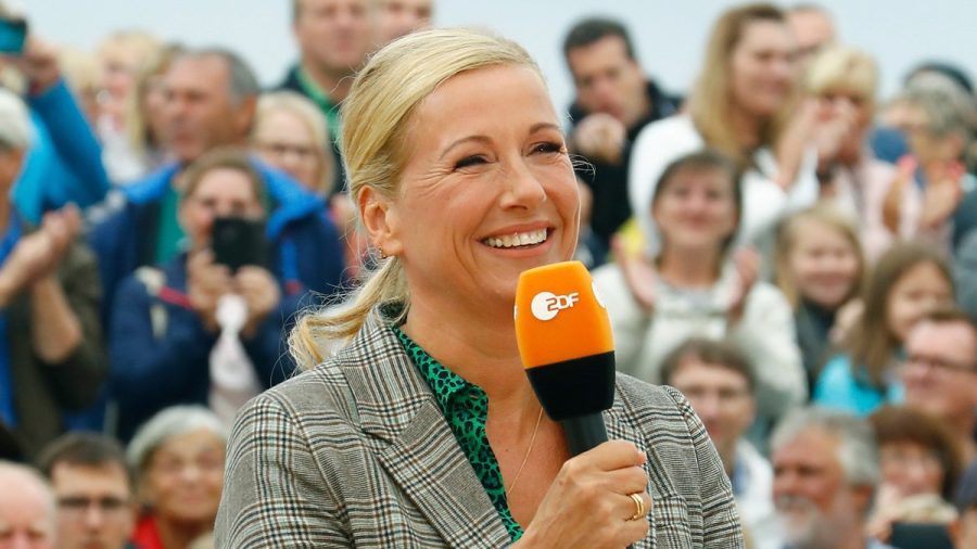 Andrea Kiewel moderierte erneut den "ZDF-Fernsehgarten". (jom/spot)