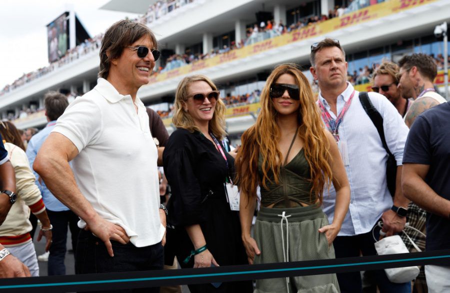 Tom Cruise And Shakira - Miami Grand Prix 2023 - May 7th 2023 - Avalon BangShowbiz