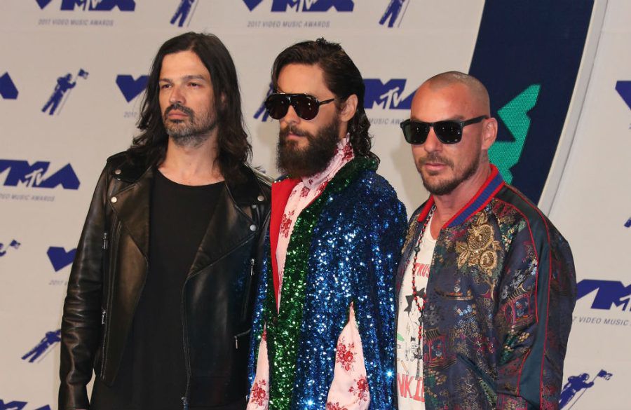 30 Seconds To Mars - MTV VMAs 2017 red carpet  BangShowbiz